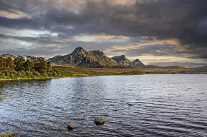 Lochan Hakel and Ben Loyal, Sutherland, Highlands, Scotland, United Kingdom