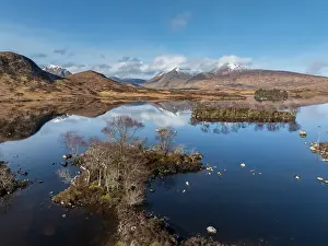 Mavic Prints: Lochan na h-achlaise on Rannoch Moor in the Scottish Highlands