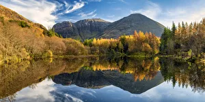 Panoramicsgallery Prints: Lochan Torren in Autumn, Glen Coe, Highlands, Scotland