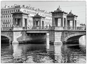 Images Dated 5th October 2022: Lomonosov Bridge over Fontanka River, Saint Petersburg, Russia