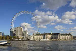 Images Dated 5th November 2020: London Eye & County Hall, London, England