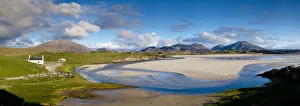 Isolated Prints: Lone Cottage along Uig Bay, Isle of Lewis, Outer Hebrides, Scotland