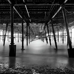 Brighton Prints: Long exposure image, Brighton Pier, Brighton, East Sussex, England