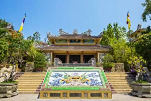 Images Dated 1st April 2016: Long Sơn Pagoda (Chua Long Sơn) Buddhist temple, Nha Trang, Khanh Hoa Province, Vietnam