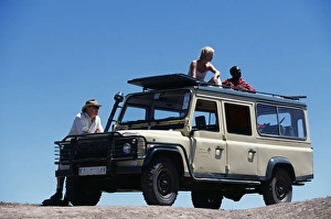 Watching Gallery: Looking out from a game-viewing vehicle on a safari holiday