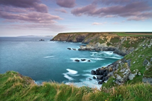 Headland Prints: Looking towards the headland at Navax Point from Godrevy Point