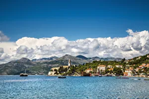 Croatian Prints: Lopud Island, Elaphiten Islands, Dubrovnik, Dalmatia, Croatia