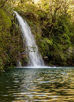Los Enamorados Waterfall, Petrohue Waterfalls, Petrohue, Llanquihue Province, Los