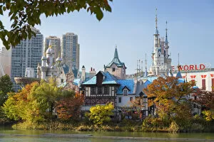 Amusement Park Collection: Lotte World Adventure theme park, Seoul, South Korea
