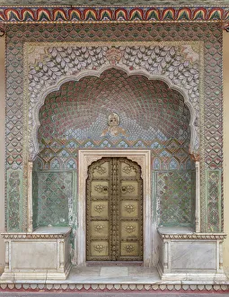 Gate Prints: Lotus Gate, City Palace, Jaipur, Rajasthan, India