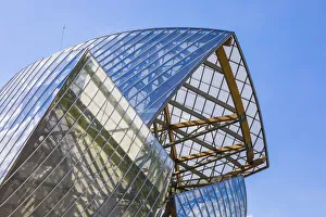 Architectural Detail Prints: Louis Vuitton Foundation, Bois de Boulogne, Paris, France