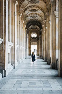 Arts Prints: Louvre museum, Paris, Ile de France, France