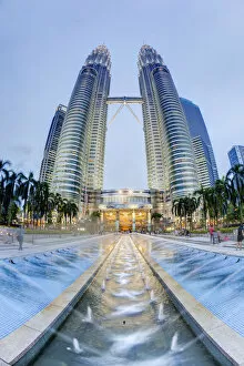 Petronas Towers Gallery: Low Angle View of the Petronas Twin Towers, Kuala Lumpur, Malaysia