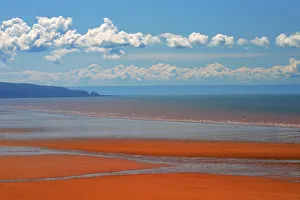 Waterside Prints: Low tide on Chignecto Bay Waterside New Brunswick, Canada