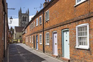 Farnham Prints: Lower Church Lane, Farnham, Surrey, England, UK