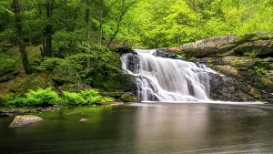 Rapids Prints: Lower Purgatory Falls, Lyndeborough, New Hampshire, USA