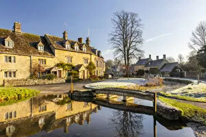 Images Dated 22nd January 2021: Lower Slaughter, Cotswolds, Gloucestershire, England, UK