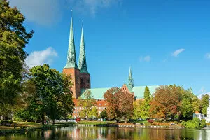 Images Dated 3rd January 2023: Lubeck Cathedral, Lubeck, UNESCO, Schleswig-Holstein, Germany
