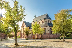 Market Square Prints: Ludgeri Church on the market square in Norden, East Frisia, Lower Saxony, Germany