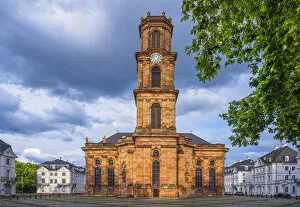 Images Dated 18th June 2020: Ludwigs church, Saarbrucken, Saarland, Germany