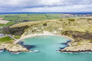 Lulworth Cove, Jurassic coast, Dorset, England, UK