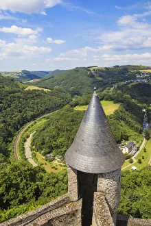Images Dated 3rd September 2018: Luxembourg, Bourscheid, Bourscheid Castle