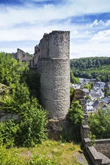 Little Switzerland Prints: Luxembourg, Mersch, Larochette, Larochette castle