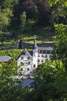 City Wall Prints: Luxembourg, Vianden, The Stadthaus (town hall)