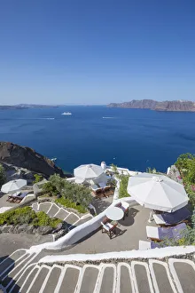 The luxury 5 star Perivolas hotel, Oia, Santorini (Thira), Cyclades Islands, Greece