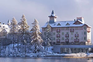 Images Dated 6th January 2015: Luxury Hotel Kempinski on the shores of Strbske Pleso in the High Tatras, Slovakia