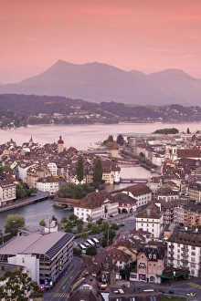 Images Dated 20th September 2006: Luzern Skyline