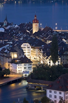 Images Dated 20th September 2006: Luzern Skyline
