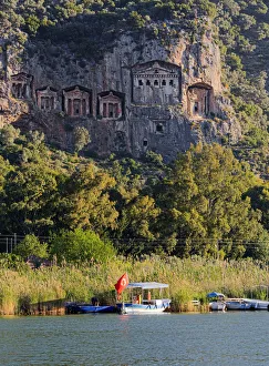 Lycian tombs, Dalyan, Mugla Province, Turkey