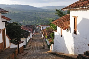 Images Dated 2nd July 2012: (m) Colonial Town Barichara; Colombia; South America