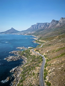 Garden Route Prints: M6 coastal road south of Camps Bay & The Twelve Apostles
