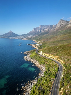 Roads Prints: M6 coastal road south of Camps Bay & The Twelve Apostles