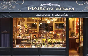 Sweets Prints: Macarons and chocolate shop in Saint Jean de Luz, Labourd, France