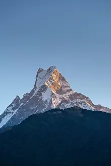 Gandaki Province Prints: Machhapuchhare (Fishtail) mountain, Annapurna Region, Gandaki Province, Nepal