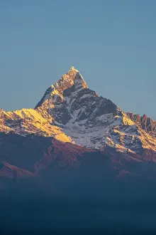 Summit Prints: Machhapuchhare (Fishtail) mountain from Sarangkot near Pokhara