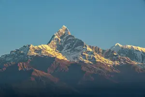 Summit Prints: Machhapuchhare (Fishtail) mountain from Sarangkot near Pokhara