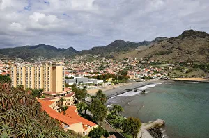 Machico, the first capital of Madeira island, in the 15th century. Portugal Machico, the first capital of Madeira island, in the 15th century. Portugal