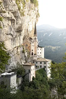 Madonna della Corona sanctuary, Spiazzi, Verona province, Veneto, Italy