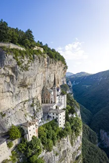 Madonna della corona sanctuary, Ferrara di Monte Baldo, Verona Province, Garda Lake