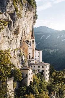 Madonna della corona sanctuary, Ferrara di Monte Baldo, Verona Province, Garda Lake