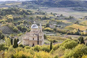 Images Dated 22nd December 2017: Madonna di San Biagio Church in the autumn, Montepulciano, Tuscany, Italy