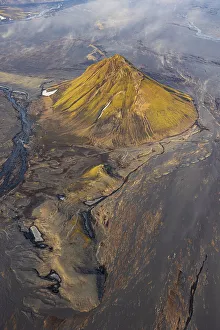 Sudurland Prints: Maelifell mountain during a summer sunny day, Iceland
