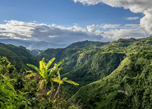San Agustin Prints: Magdalena River Valley seen from La Chaquira, San Agustin, Huila Department, Colombia