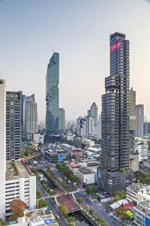 MahaNakhon Tower (by Ole Scheeren), Silom, Bangkok, Thailand