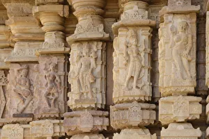 Masonry Prints: Mahanal Temple in Menal, Rajasthan, India, Asia