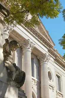Recoleta Prints: A detail over the main facade of the Museo Nacional de Arte Decorativo (National Museum of Decorative Arts)